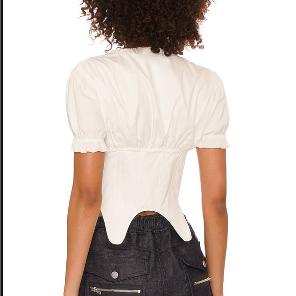 Danielle Guizio Puff Sleeve Corset M - Picture 2 of 3